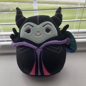 Disney Squishmallows Sleeping Beauty Maleficent Plush 8 inches New with Tags